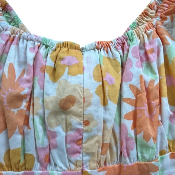 Sabo Skirt Enga Dress in Sunny Floral Size Small Pink Orange Floral - Picture 9 of 11
